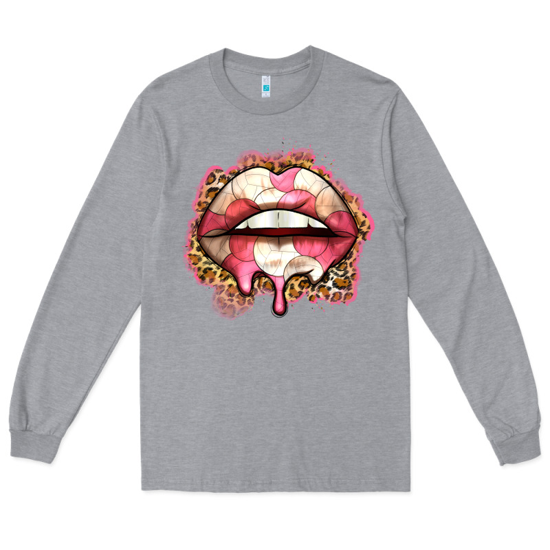 Volleyball Lips Long Sleeve Tee by Zillion Design Studio | Teevron