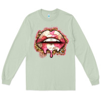 Matcha volleyball lips Long Sleeve Tee - Zillion Design Studio