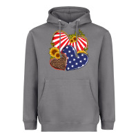 Storm america heart and sunflower Heavyweight Hoodie - Artiststas