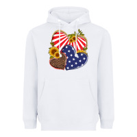 White america heart and sunflower Heavyweight Hoodie - Artiststas