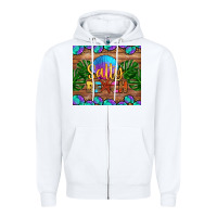 White salty beach Zipper Hoodie - HRA Design Shop