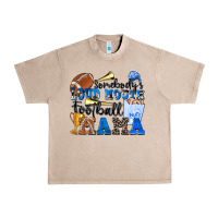 French Oak somebody's loud mouth football mama Urban Heavy Tee - Zillion Design Studio