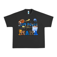 Pigment Black somebody's loud mouth football mama Urban Heavy Tee - Zillion Design Studio
