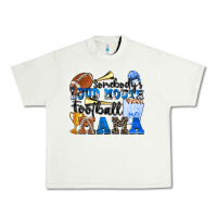 Pistachio somebody's loud mouth football mama Urban Heavy Tee - Zillion Design Studio