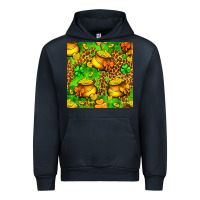 Navy St. Patrick's pot of gold seamless pattern Urban Hoodie - BundleAndBundleShop