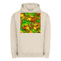 Pigment French Oak St. Patrick's pot of gold seamless pattern Urban Hoodie - BundleAndBundleShop