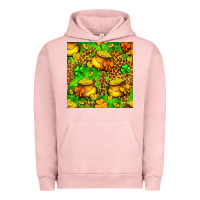 Pigment Salmon St. Patrick's pot of gold seamless pattern Urban Hoodie - BundleAndBundleShop