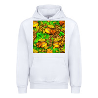 White St. Patrick's pot of gold seamless pattern Urban Hoodie - BundleAndBundleShop