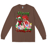 Chestnut christmas roosters Long Sleeve Tee - RanaPortraitStore