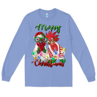 Colony Blue christmas roosters Long Sleeve Tee - RanaPortraitStore