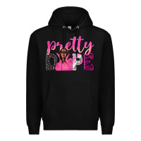 Black pretty dope afro woman Premium Hoodie - NancyCooperArtShop