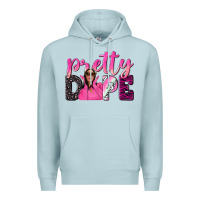 Blue Mist pretty dope afro woman Premium Hoodie - NancyCooperArtShop