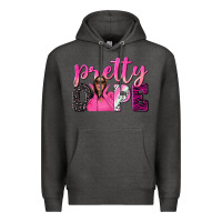 Charcoal Heather pretty dope afro woman Premium Hoodie - NancyCooperArtShop