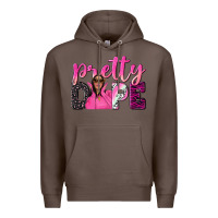 Coffee pretty dope afro woman Premium Hoodie - NancyCooperArtShop