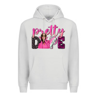 Pretty Dope Afro Woman Premium Hoodie | Teevron