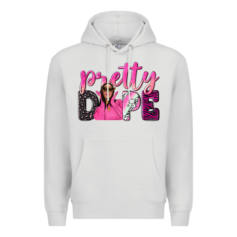 Pretty Dope Afro Woman Premium Hoodie by NancyCooperArtShop | Teevron