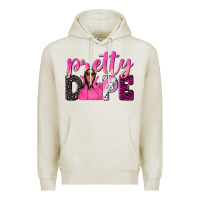 Oatmeal Heather pretty dope afro woman Premium Hoodie - NancyCooperArtShop
