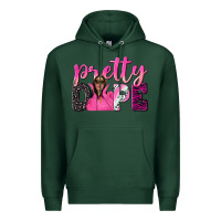 Sports Green pretty dope afro woman Premium Hoodie - NancyCooperArtShop