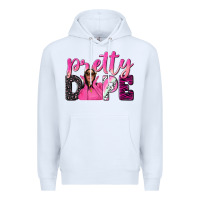 White pretty dope afro woman Premium Hoodie - NancyCooperArtShop