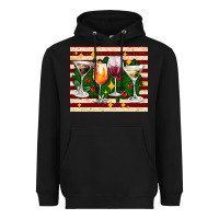 Black Christmas cocktail Heavyweight Hoodie - AdoDesignShop