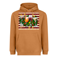 Meerkat Christmas cocktail Heavyweight Hoodie - AdoDesignShop