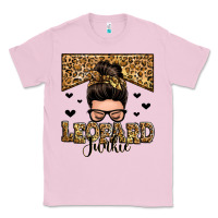 Bubblegum Pink leopard junkie messy bun Classic Tee - Zillion Design Studio