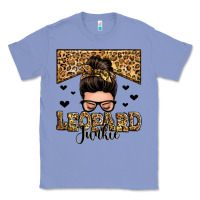 Colony Blue leopard junkie messy bun Classic Tee - Zillion Design Studio