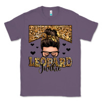 Lavender leopard junkie messy bun Classic Tee - Zillion Design Studio