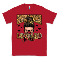 Red leopard junkie messy bun Classic Tee - Zillion Design Studio
