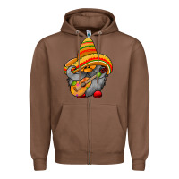 Chestnut mexicon cute gnome Zipper Hoodie - RacoonDesign