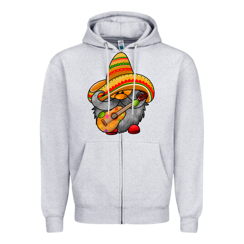 Mexicon Cute Gnome Zipper Hoodie by RacoonDesign | Teevron