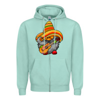 Seafoam mexicon cute gnome Zipper Hoodie - RacoonDesign