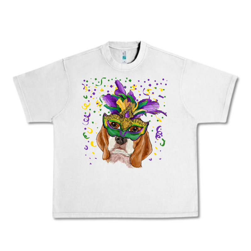 Mardi Gras  Mask Beagle Urban Heavy Tee by RanaPortraitStore | Teevron