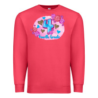 Cardinal back to school flowers fourth grade 3200x2400 Premium Sweatshirt - AdoDesignShop