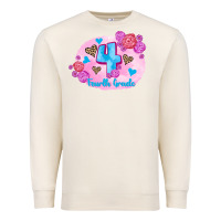 Sandshell back to school flowers fourth grade 3200x2400 Premium Sweatshirt - AdoDesignShop