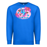 True Royal back to school flowers fourth grade 3200x2400 Premium Sweatshirt - AdoDesignShop