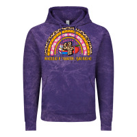Cloud Purple back to school rainbow hello fourth grade Vintage Hoodie - AdoDesignShop