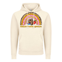 Vintage Artic back to school rainbow hello fourth grade Vintage Hoodie - AdoDesignShop