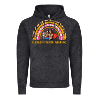 Vintage Black back to school rainbow hello fourth grade Vintage Hoodie - AdoDesignShop