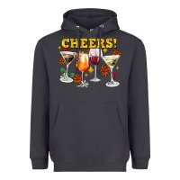 Smoke Cheers Christmas Coctail Heavyweight Hoodie - AdoDesignShop