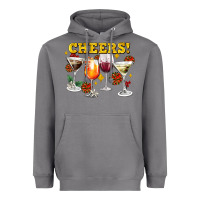 Storm Cheers Christmas Coctail Heavyweight Hoodie - AdoDesignShop
