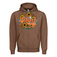 Chestnut mini western Zipper Hoodie - RacoonDesign