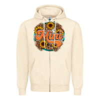 Sandshell mini western Zipper Hoodie - RacoonDesign