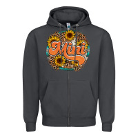 Smoke mini western Zipper Hoodie - RacoonDesign