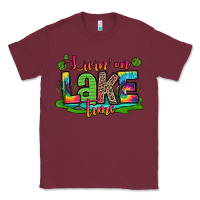 Burgundy living on lake time Classic Tee - Zillion Design Studio