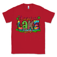 Red living on lake time Classic Tee - Zillion Design Studio