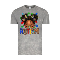 Autism Afro Girl Vintage Tee | Teevron