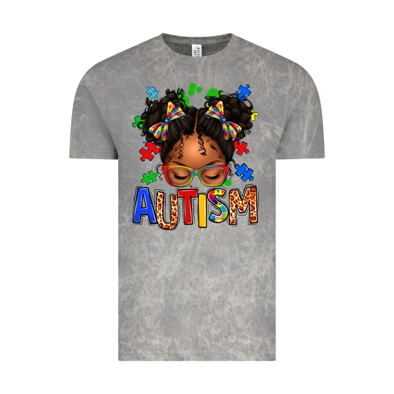 Autism Afro Girl Vintage Tee by texasbilliewilder | Teevron