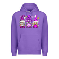 Purple purple winter gnomies Premium Hoodie - NancyCooperArtShop