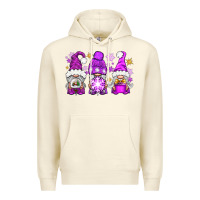 Sandshell purple winter gnomies Premium Hoodie - NancyCooperArtShop